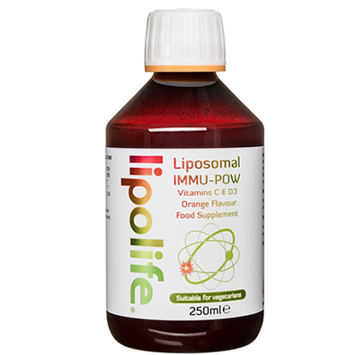 Lipolife Immu- Pow Vitamina C si D3 lipozomala 250ml 
